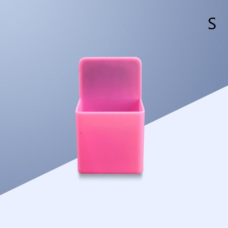 Магнитный ящик для хранения ярких цветов, пластиковый держатель для маркера для доски, контейнер для холодильника, органайзер для домашнего офиса, школьные принадлежности