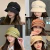 Рыбацкая шляпа, осенне-зимний восьмиугольный берет, женская однотонная кепка для бассейна, кепка-ведро, складная пляжная шляпа, дорожная шляпа с козырьком