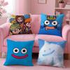 Cute Japanese Game DDragon Quest Slime Cushion Cover Pillow Case Soft Skin Friendly Fabric  Concealed Zipper