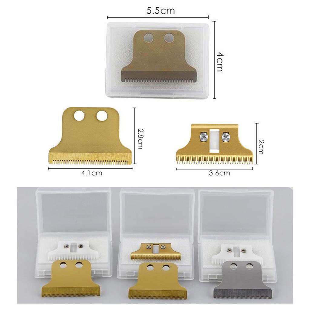 Заменить режущую головку лезвия для WAHL 8081 Электрическая машинка для стрижки волос Триммер для стрижки бритвы Золотистое серебро