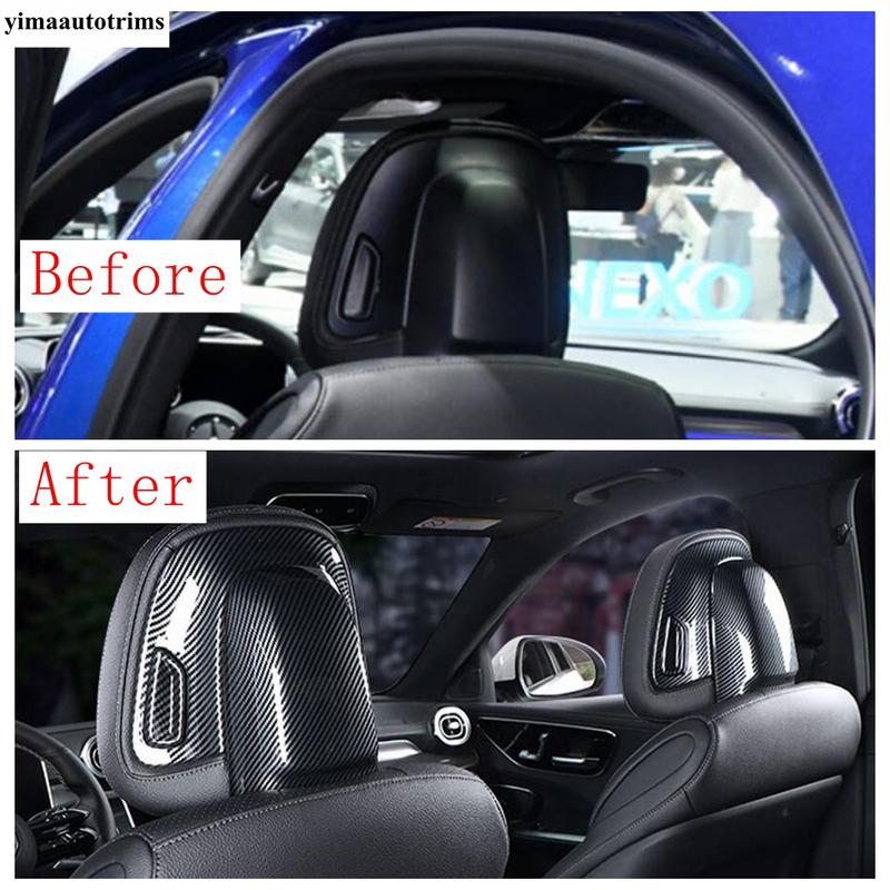 Seat Headrest Button Adjust Switch Cover Trim Accessories For Benz C Class W206 / GLC X254 / E Class W214 2024 2025