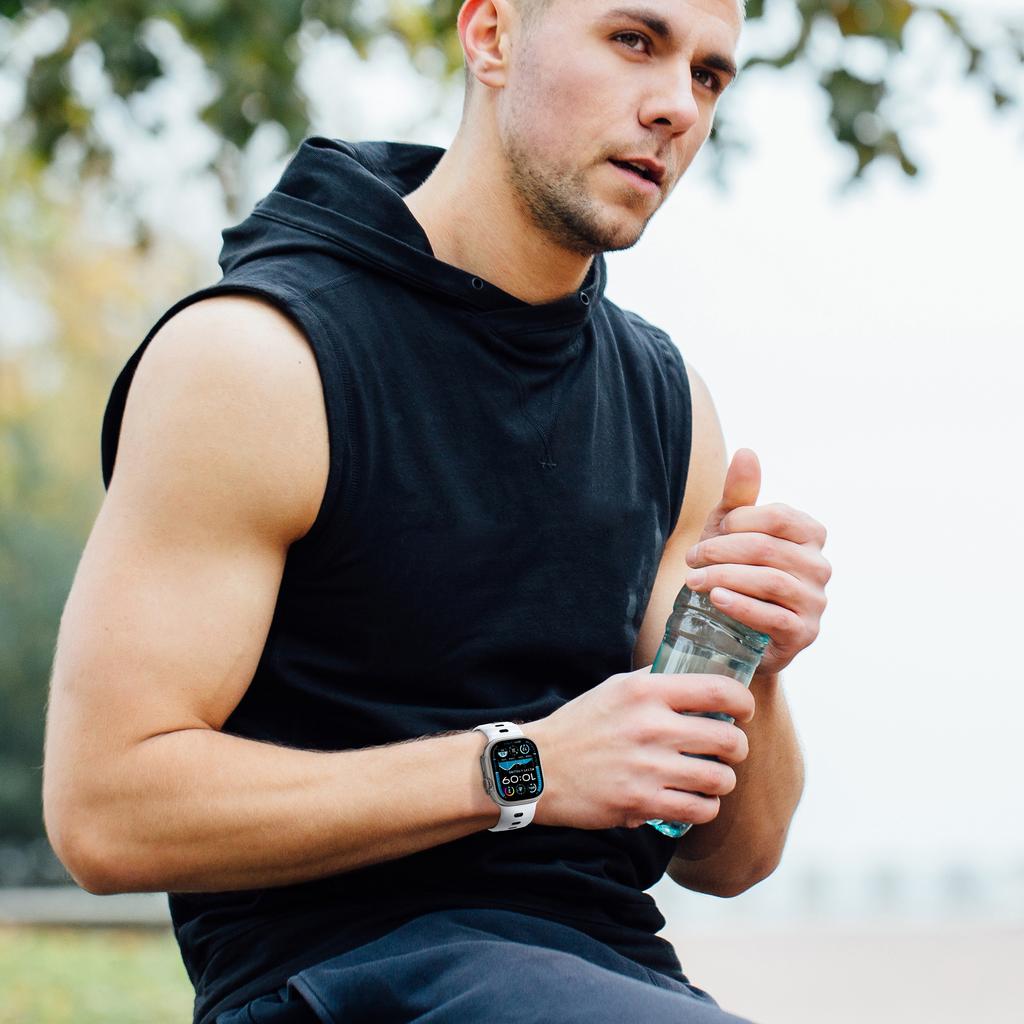 Браслет для смарт-часов Ultra 2 49 мм 10 46 мм 9 8 7 45 мм силиконовый спортивный мягкий ремешок браслет аксессуары для часов серии SE 6 5 4 3 2 1 44 мм 42 мм