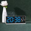 LED Digital Alarm Clock Wall Clock with Timer Date Temperature Display Bed side Clock for Student,Office,Travel Use