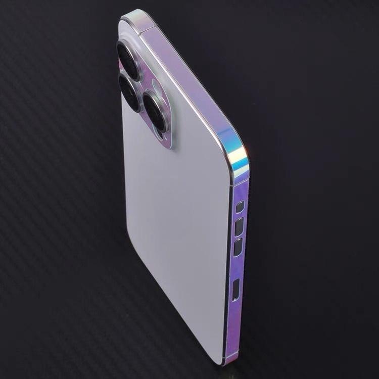 Для iPhone 16 Pro Max 16e 15 Pro Max 14 Pro Max 13 Plus 13 Mini 12 Pro Max светящаяся в ночи рамка-наклейка пленка + защита объектива камеры