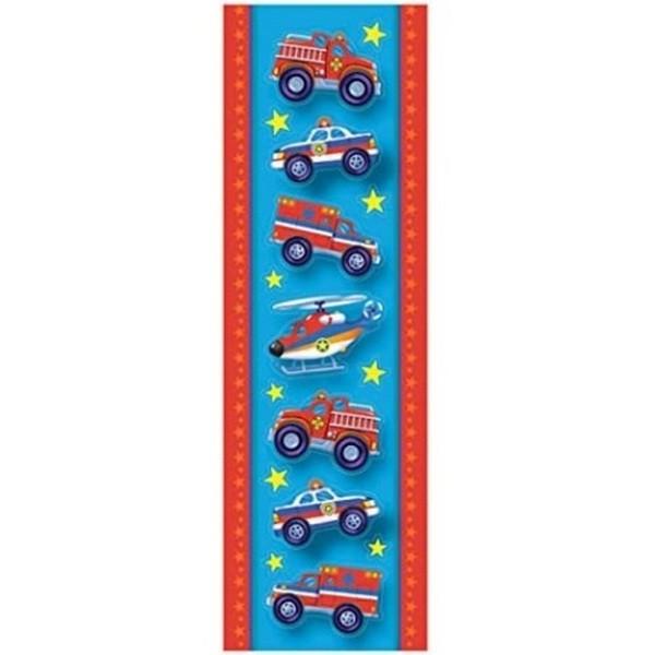 Amscan Лист с наклейками спасательной команды