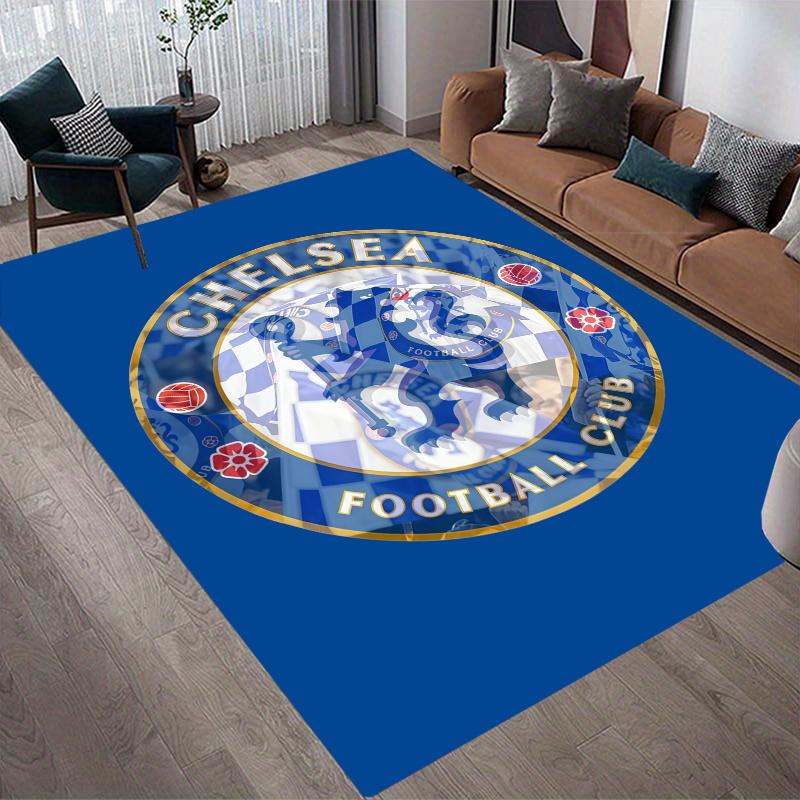 Chelsea Home Sofa Decoration for Living Room & Bedroom, Non‑Slip Play Flannel Floor Mat for Game Room