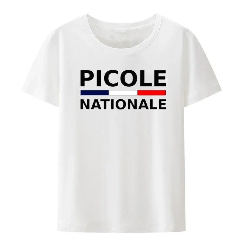 Футболка Picole Nationale с кавайным принтом, футболки с принтом существ и юмора, повседневная уличная одежда, топы унисекс, одежда унисекс, хлопок