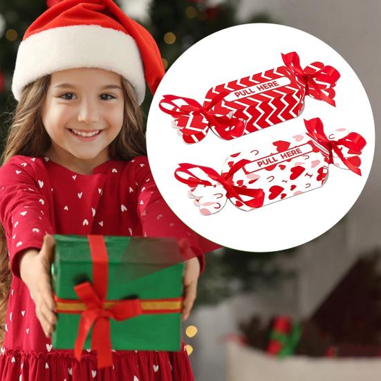 Рождественский сюрприз, кошелек для вытягивания денег в форме конфеты, вытягивающийся держатель для денежного подарка для детей и взрослых, DIY рождественская копилка для денежного подарка, вытягивающая