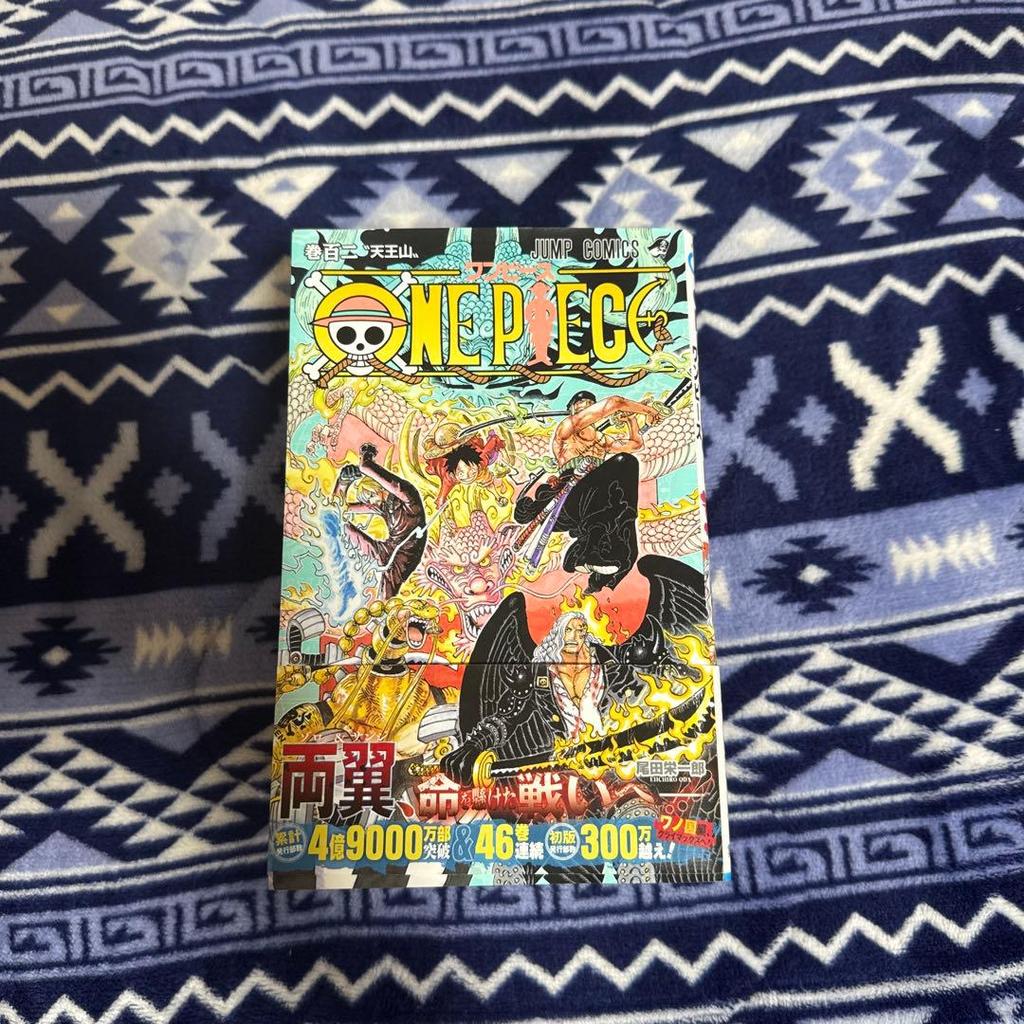 [Б/У] Полный комплект первого издания томов ONE PIECE 101-105, почти все с оригинальными суперобложками.