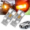 OTORAM Aqua T20 Single LED Turn Signal Prevention Vehicle Inspection with Cooling Amber T20 Single 7440 W21W LED Turn Signal 2020CSP LED Chip 24SMD