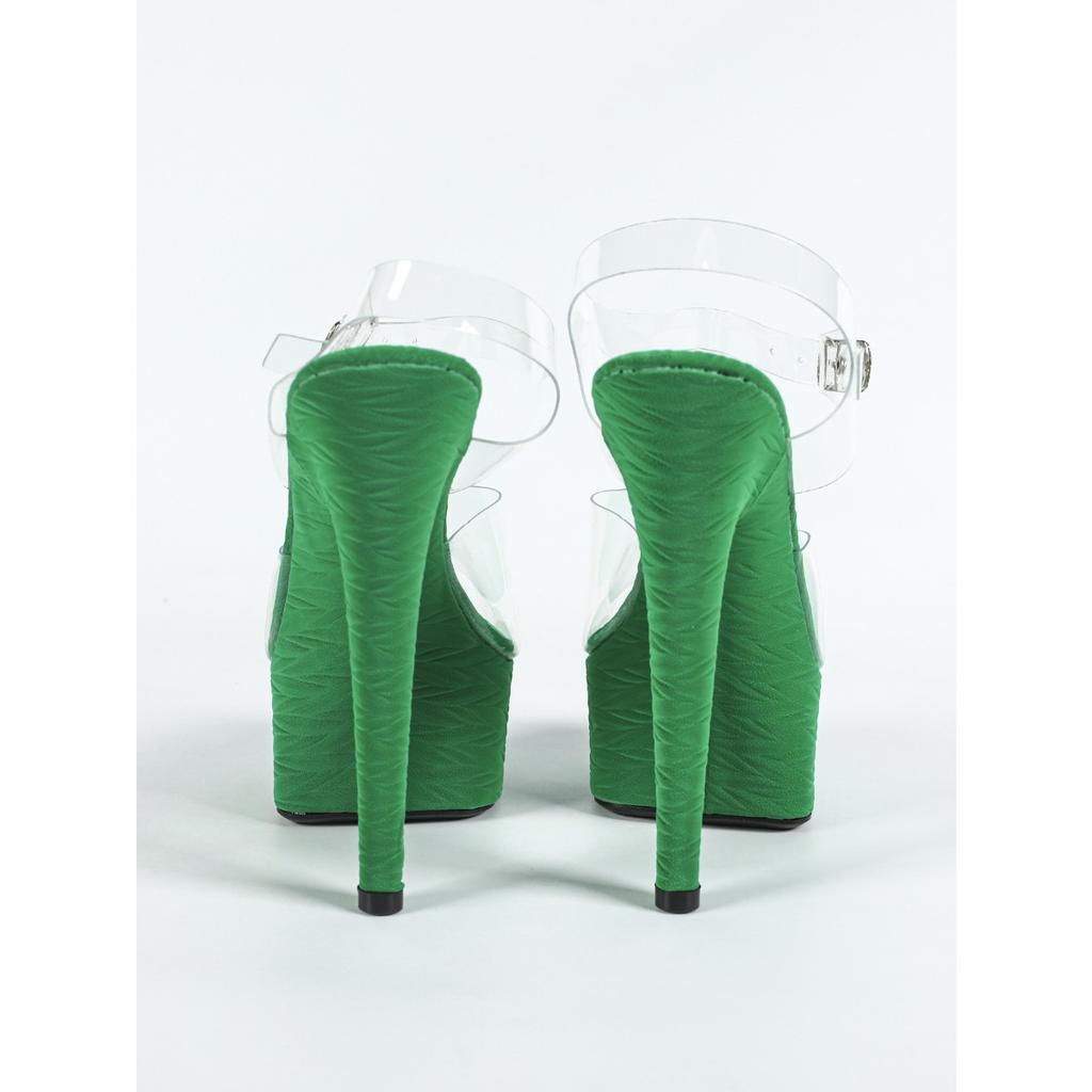 Women's Sexy New Fashion Nightclub Car Waterproof Table Model Jumping Lever High Stiletto Platform Sandals LFD-8661-Q40