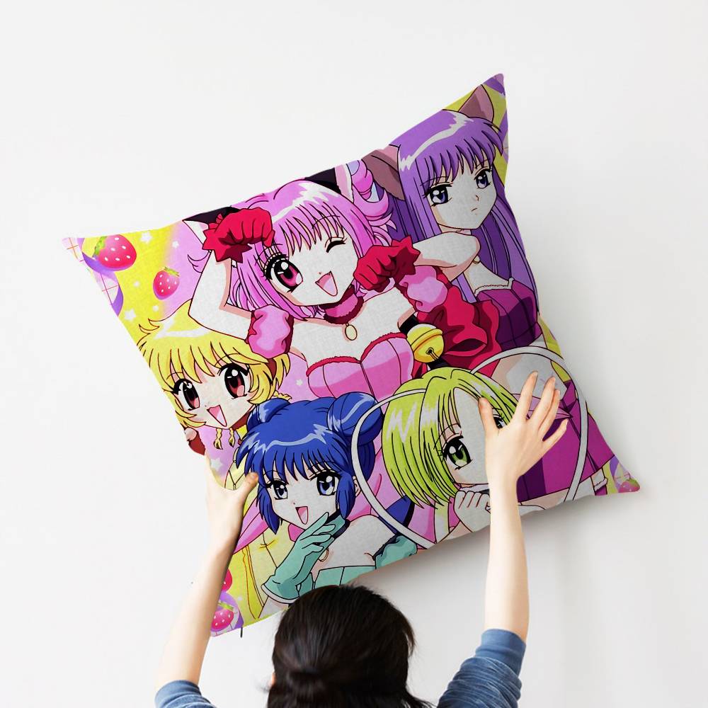 Подушки с изображением аниме Tokyo Mew Mew Наволочки для дома Декоративная наволочка Свадебная Супермягкая наволочка