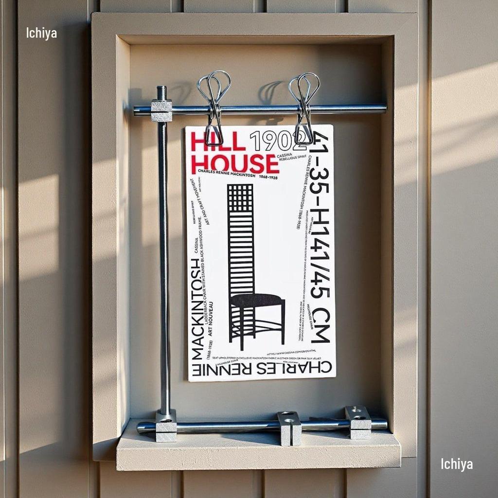 Desktop Photo and Card Display Stand | Linear Shaft Notepad Holder | Desk Ornament | Coffee Shop Menu Holder