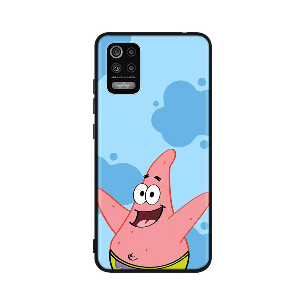 ST83 милый чехол с изображением Губки Боба для OPPO Reno 8 6 5 4 Pro Find X3 A17 A31 A38 A40 A53 A54 A55 A74 A76 A78 A77 A80 A94 A95 A96 Lite, черный чехол для дивана