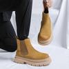 Ботинки челси мужские весна-осень High Street Rhubarb Boots 2024 Новые короткие ботинки с высоким верхом British Smoke Boots 44161-R