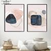Абстрактное геометрическое искусство плакат румянец розовый граффити холст картины скандинавские настенные художественные картины для интерьера для гостиной домашний декор
