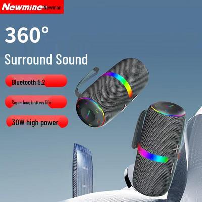 Портативная беспроводная Bluetooth-колонка Newmine N511, штекер CN (адаптер в комплекте)