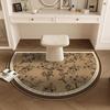 Ковер для ванной комнаты кухни полукруглый мягкий ковер коврик для пола спальни с защитой от линьки коврик для пола гостиной прикроватный коврик коврик для прихожей