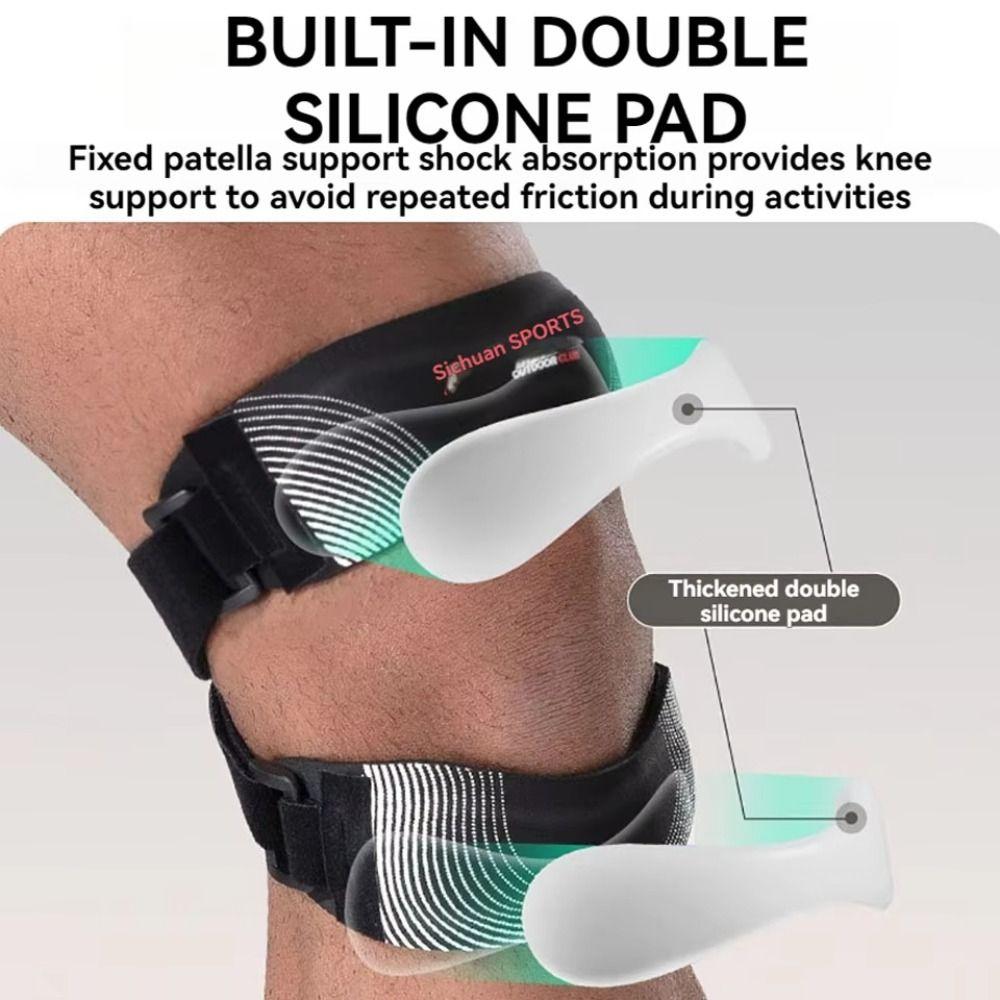 Adjustable Tendon Support Strap Pressurized Knee Wrap Sleeve Patella Knee Brace  Pro Meniscus Tear