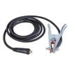 Welding Electrode Holder Lead ARC Welding Ground Clamp with 10ft Cable Welding Electrode Holder for Welder Machine