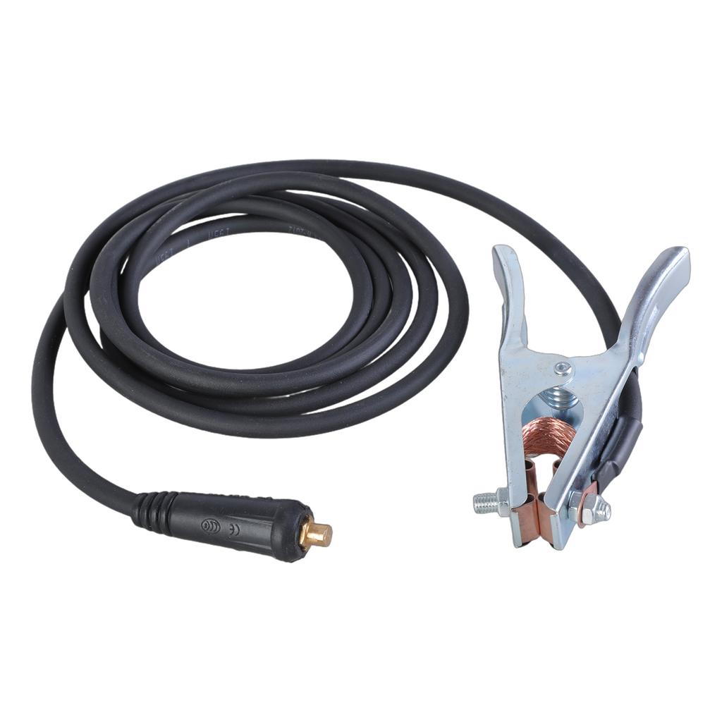 Welding Electrode Holder Lead ARC Welding Ground Clamp with 10ft Cable Welding Electrode Holder for Welder Machine