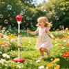 Bubble Kids Vertical Bubble 46 Inch Machine for Maker with Adjustable Height
