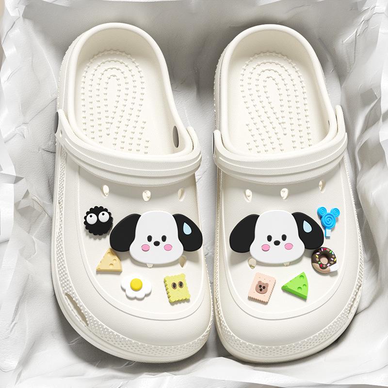 Летние легкие нескользящие сандалии с закрытым носком для женщин и мужчин - мягкая подошва для отдыха на природе и пляжа