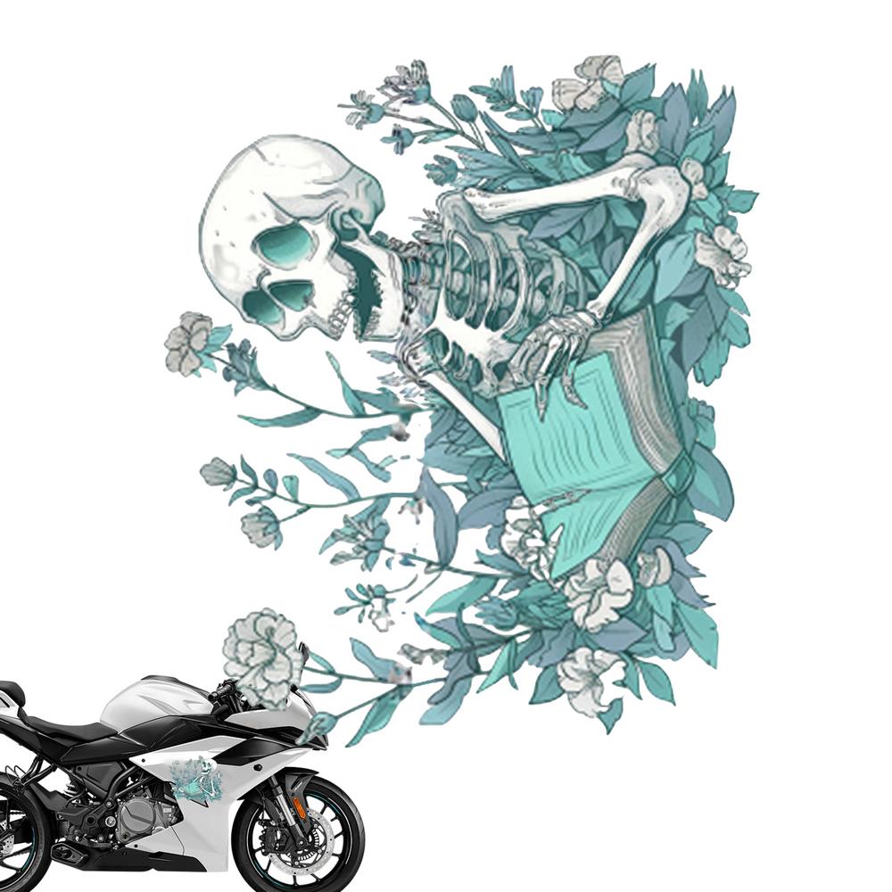Крутые наклейки для грузовиков ПВХ наклейки на автомобиль в виде черепа с прочным клеем водонепроницаемые декоративные наклейки с черепом на автомобиль