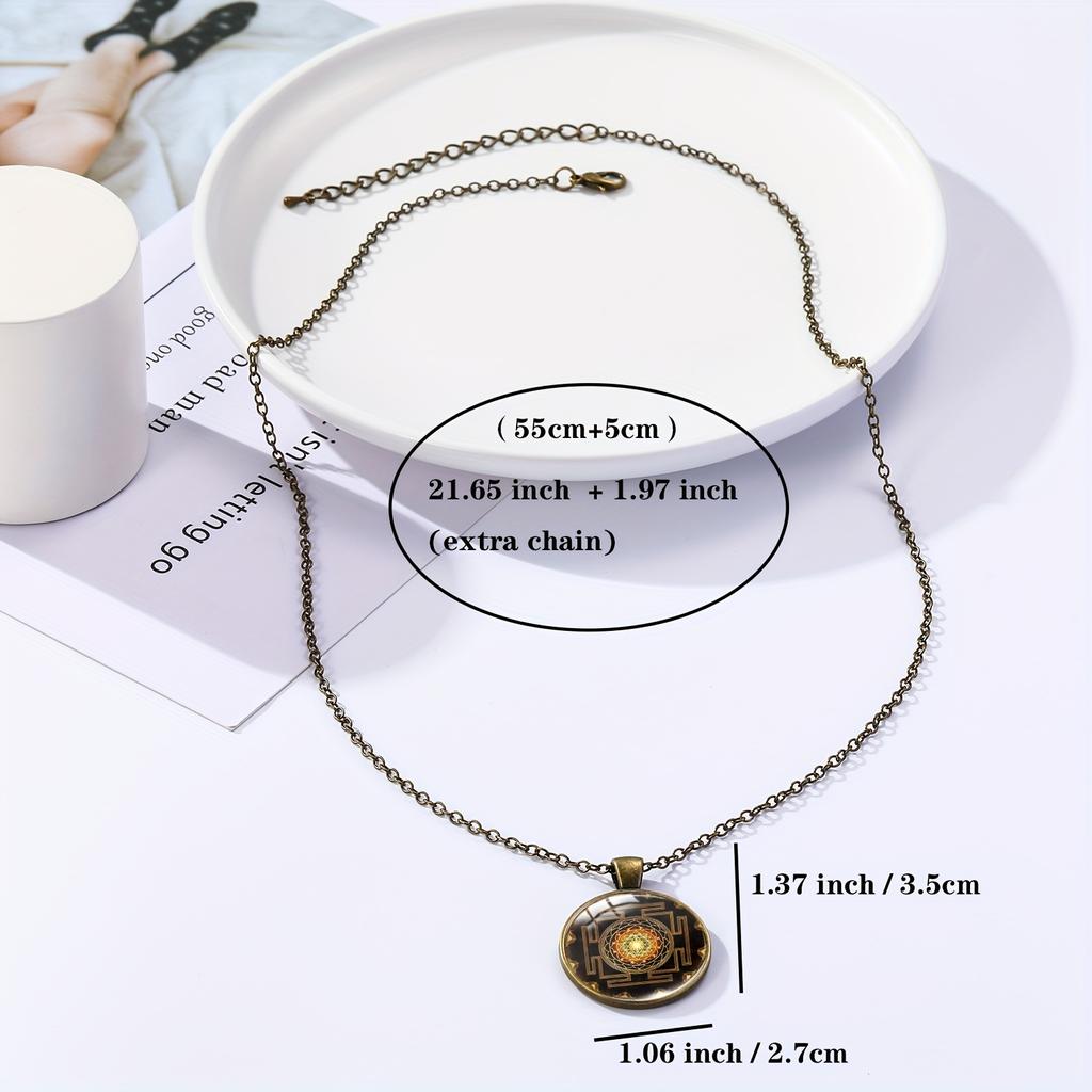 Священная шри-янтра-мандала, подвеска, буддийские украшения