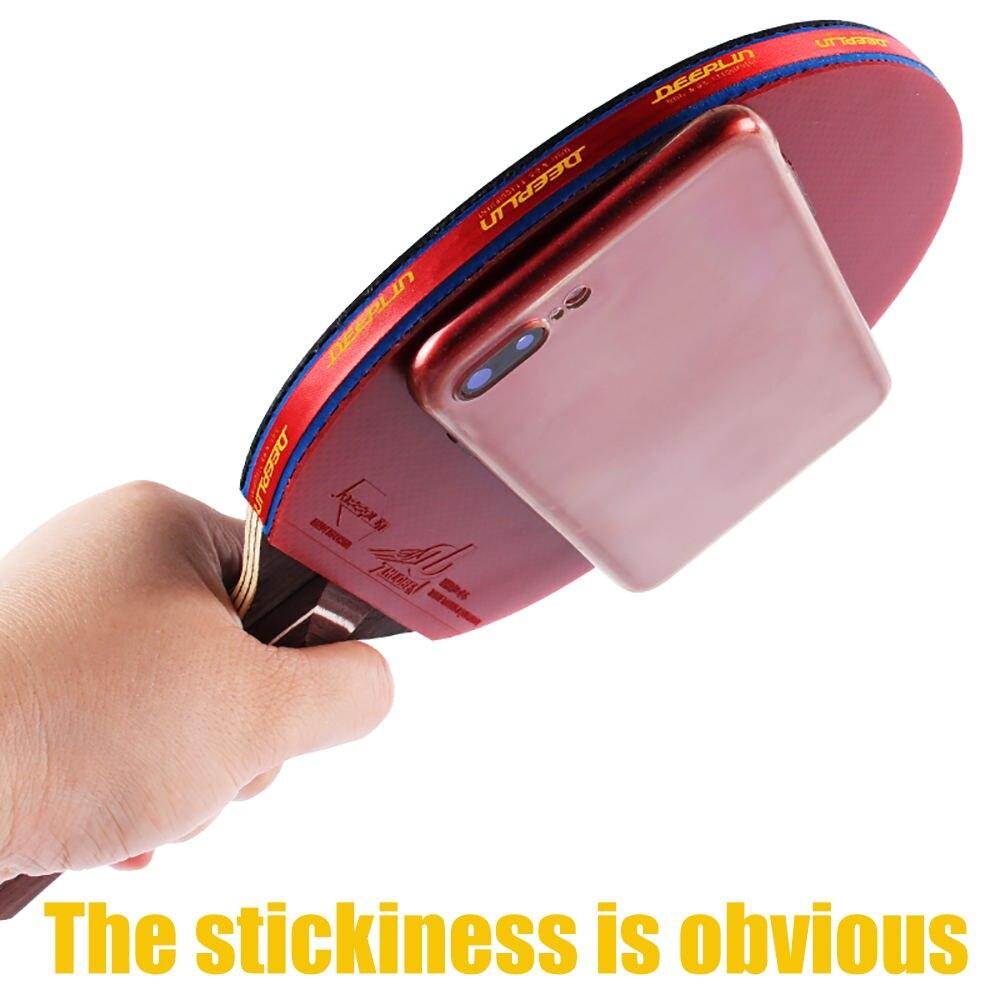 Ракетка для настольного тенниса Deeplin 6 Stars Pro с карбоновой структурой Ddouble Pimples - резиновая ракетка для пинг-понга Tenis De Mesa Table