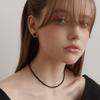 TATIANA (925 Silver) Onyx Candy Ball Necklace NZ2142