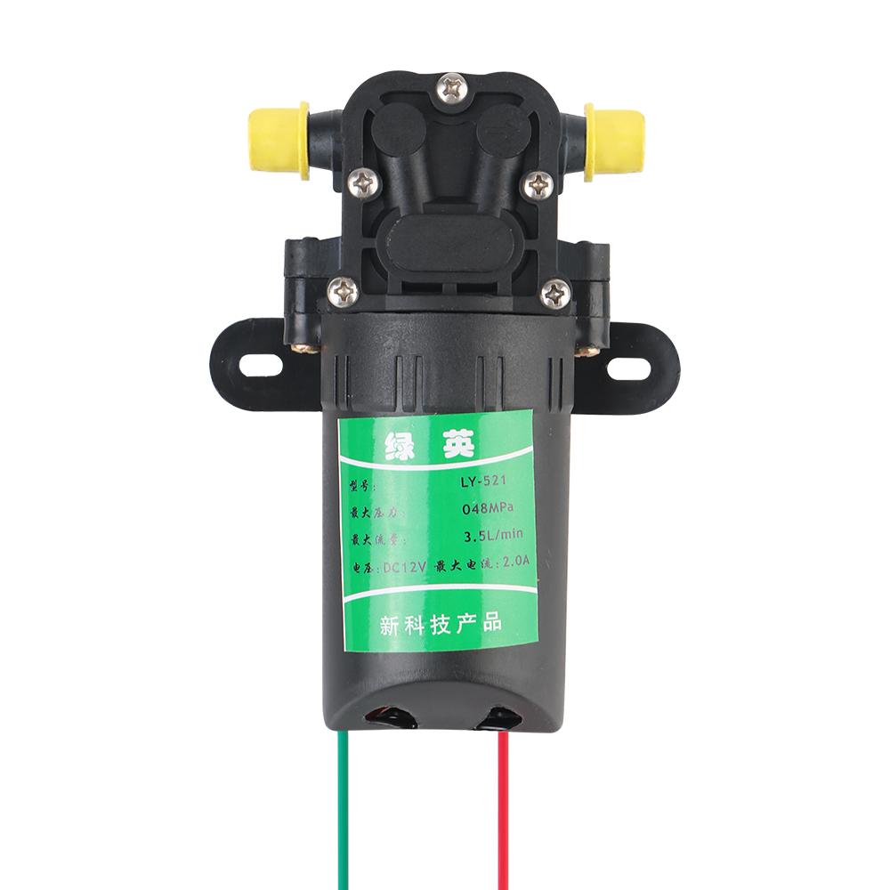 Сельскохозяйственный электрический водяной насос, прочный 3,5 л/мин, микромембранный распылитель воды высокого давления, автомойка, аксессуары для опрыскивателя DC12V