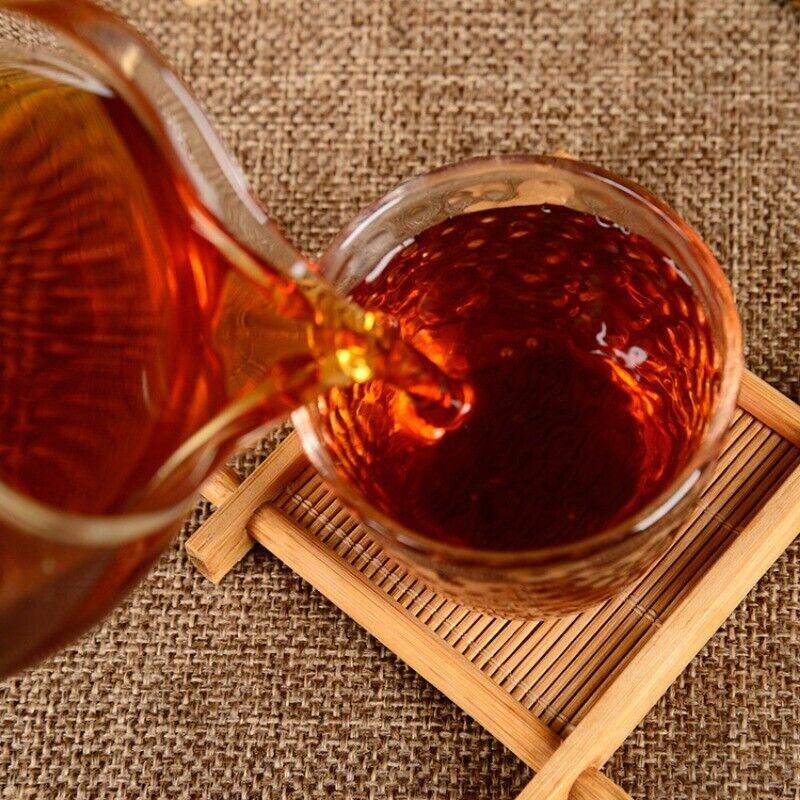 Yunnan Pu'er Ripe Tea Jingmai Mountain Seven Zi Cake Ripe Tea 357g