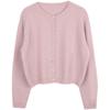 Autumn Women's Sweater Gentle Wind Heart Button Soft Sticky Knit Cardigan Top