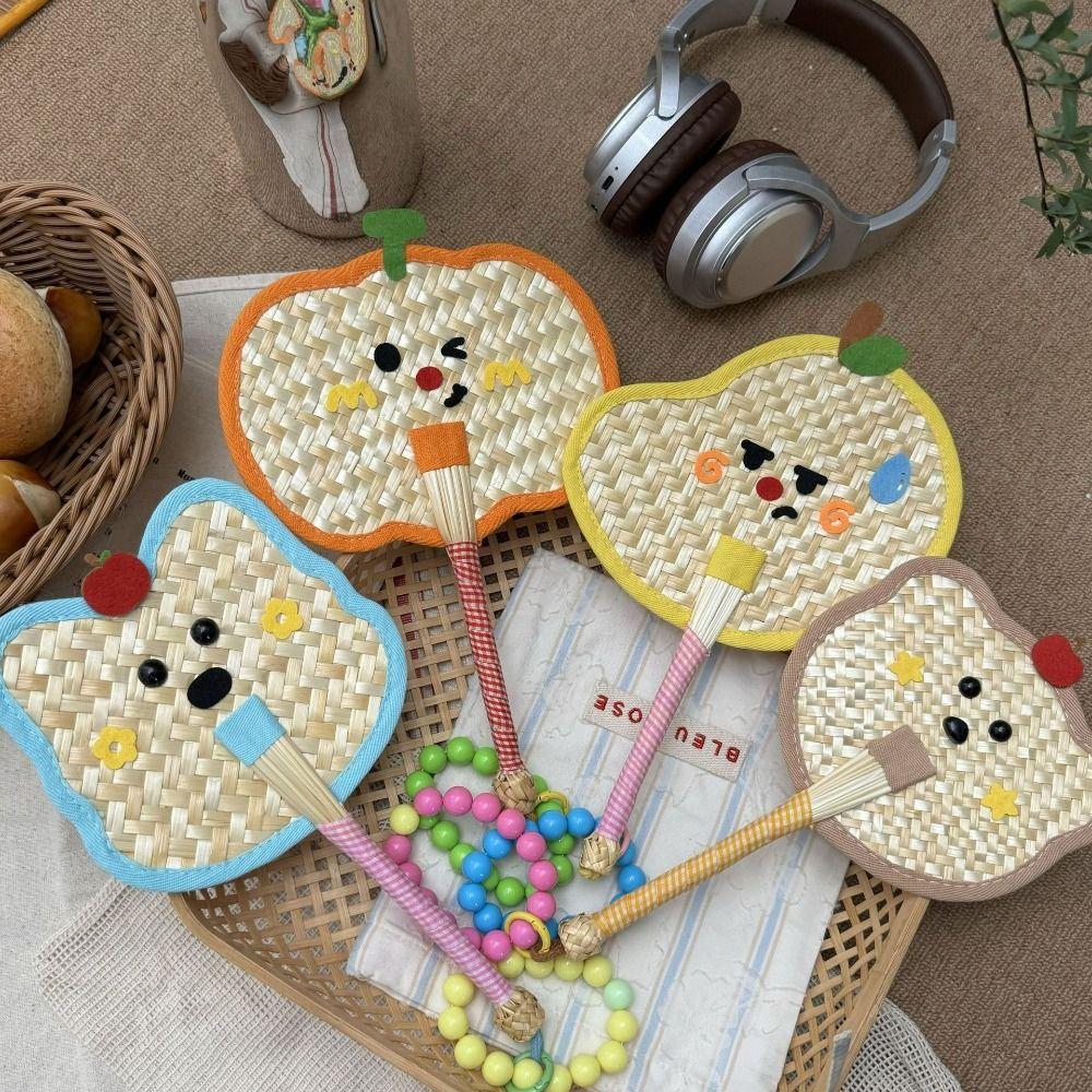 Hand-cranked Pu Fan Bamboo Craft Fan New Handheld Fan Home Decor