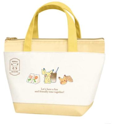 Термосумка Mogutto Time с алюминиевым покрытием и хладоэлементом. Идеально подходит для лета. Сумка-пенал Pokémon, 2 способа ношения, карман, для поездок на работу, в школу,