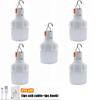 1-5pcs Rechargeable LED Indoor Outdoor Emergency Hook Portable Lights Flashing Lights Barbecue Tent Lantern Camping Lights Bulb