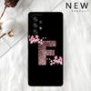 Розовый модный чехол с цветочным письмом для Samsung Galaxy A52 A12 A51 A32 A21s A71 A32 5G A12 A22 A53 A31 A13 A72, чехол для телефона
