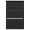Shoe Cabinet Black 80 x 21 x 125.5 cm Engineered Wood