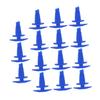 HAWILLOSCH 100pcs Seal Strip Buckle Car Retainer Clips Clips and Fasteners Car Weather Strip