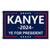 2024 Флаг Kanye Music West Гобелен с флагом 3x5 футов Баннер для наружного внутреннего украшения