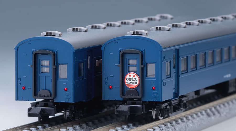 Tomytec TOMIX N Gauge JNR Серия Oha61 Набор 98779 Железнодорожная модель Пассажирский вагон (синий)