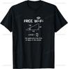 Funny Sarcasm Quote s Free WiFi Tshirt Math Equation Novelty Tee  Clothing Printed Streetwear Graphic T Shirts