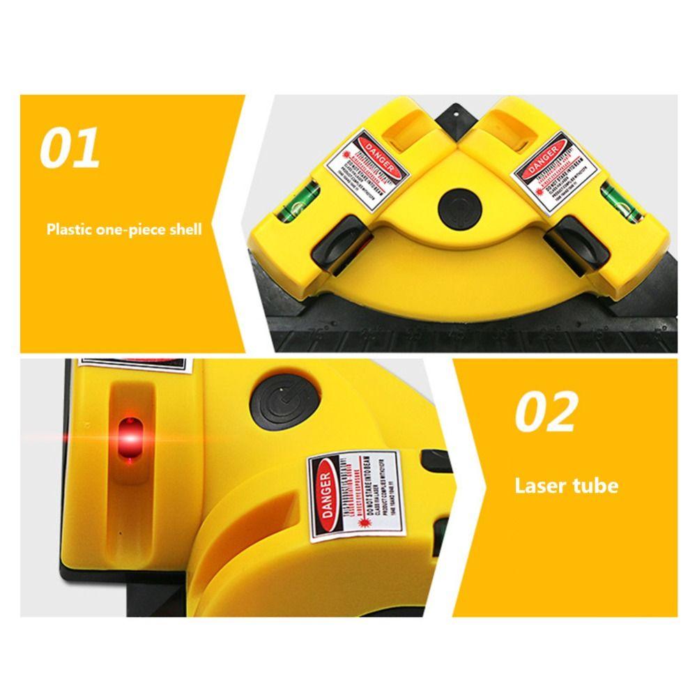 Tile Leveling System Line Projecretion Goniometer Horizontal Ruler Square Laser Marking Laser Level