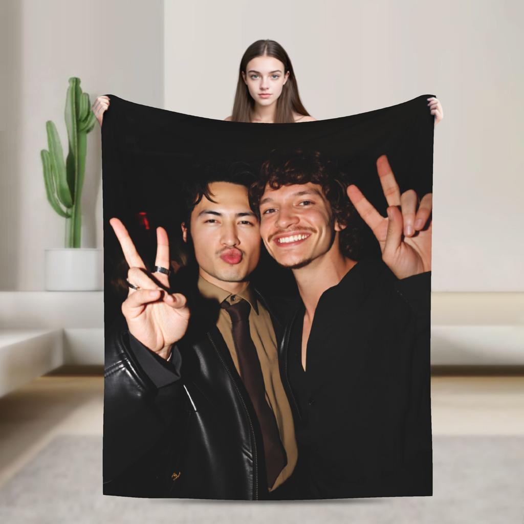 Heated Rivalry Flannel Blankets Warm Soft Throw Blanket for Living Room Travel Street Trend Bedspread Sofa Bed Cover