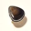 Кольцо с агатом из Монтаны, ручной работы, античный дизайн, женское ювелирное изделие, 8 дюймов P1E54
