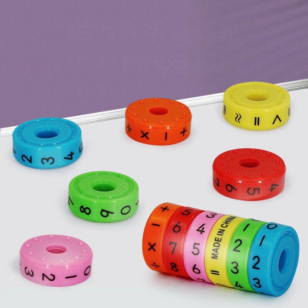 Math Toys Learning Educational Toys Math Magnetic Block Montessori Puzzle Game Numbers Magic Cube