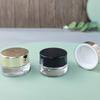 Mini Eye Cream Pots Black Gold Makeup Jar Concealer Face Cream Packaging Bottle for Skin Care