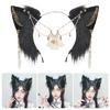 Волк Кошки Лисы Хвост Волчьи Уши Ободки Хэллоуин Рождественская Вечеринка Костюм Игрушка Подарок для Женщины Мужчины Косплей