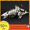 Thunderjaw-Минифигурка Масштаб Космическая Война Военный MOC Космический Корабль Боевая Модель Пользовательская Головоломка Архитектура DIY Образование Сборка Подарок